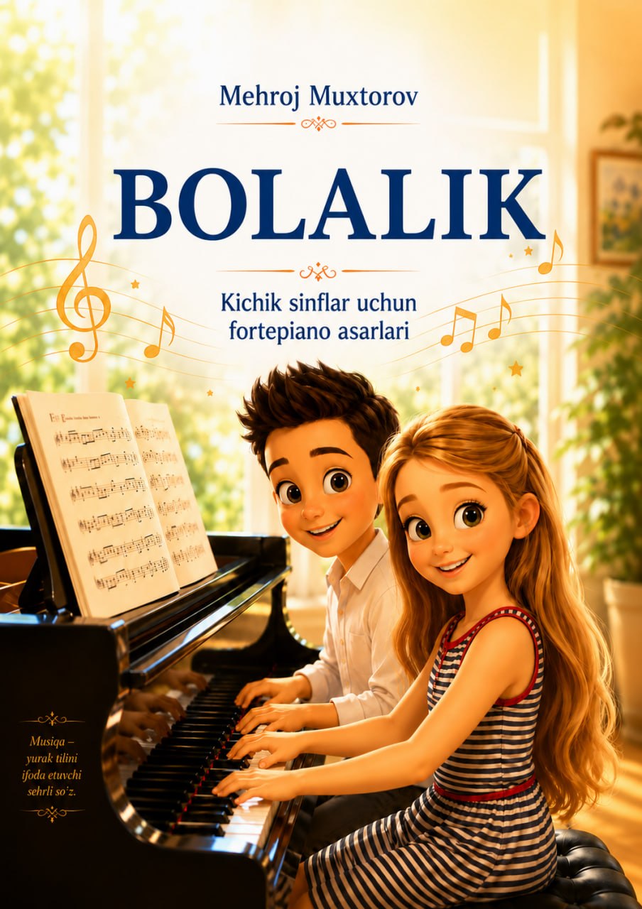 "BOLALIK" KICHIK SINFLAR UCHUN FORTEPIANO ASARLARI TO'PLAMI