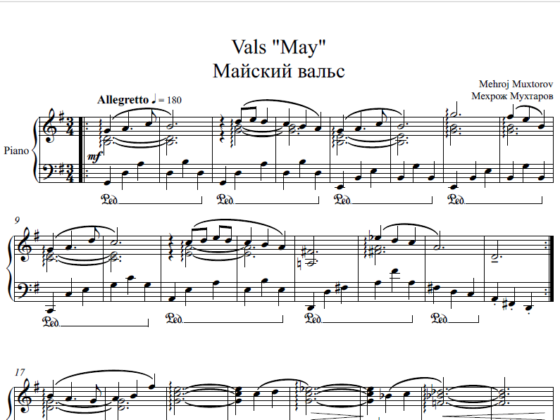 Vals "May"