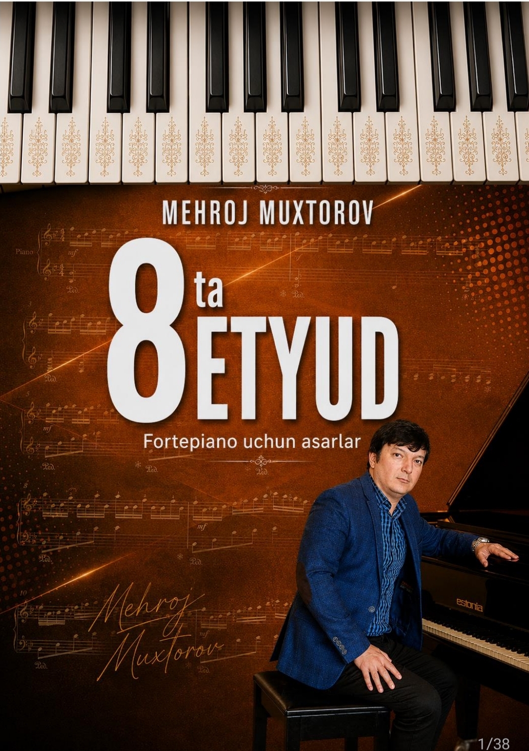 "8 TA ETYUD" FORTEPIANO UCHUN ETYUDLAR TO'PLAMI