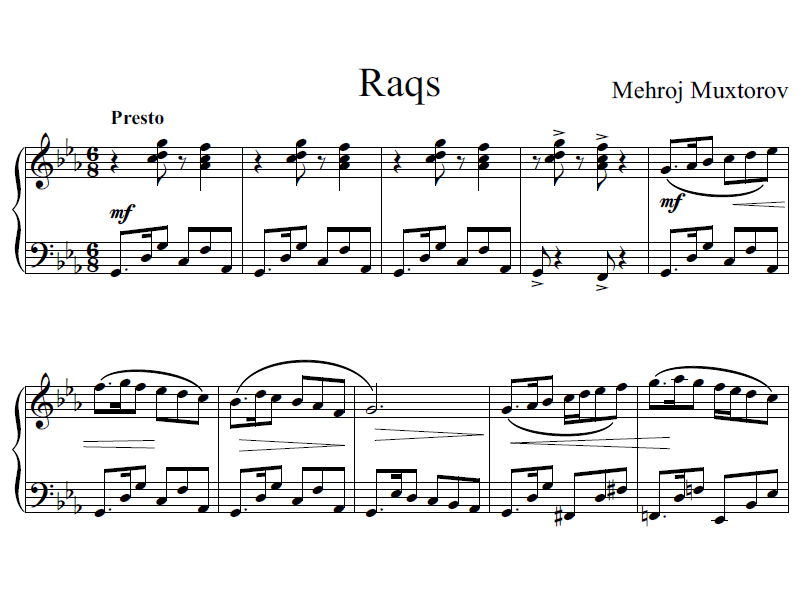 RAQS (FORTEPIANO UCHUN)